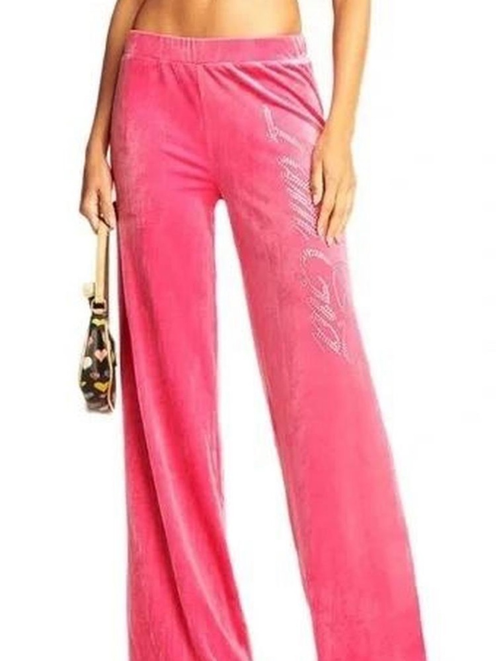 I.AM.GIA Hot Pink Velour Lounge Pants Size XXS